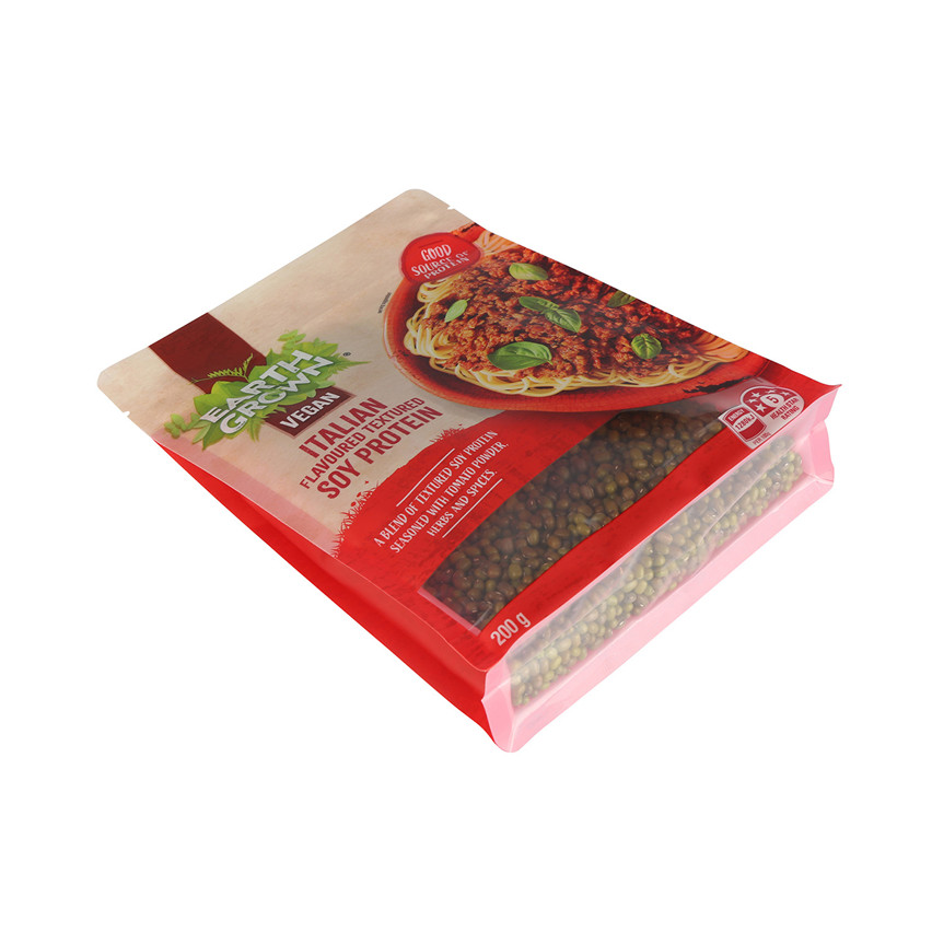 Colorful Printing Ziplock Flat Bottom Food Bag Wholesale