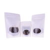 Custom Made Zipper Lock Stand Up Paper Packaging Pouch Wholesale
