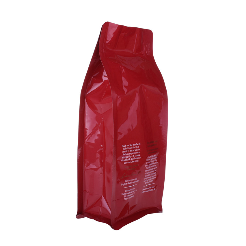 Excellent Quality Custom Printed Flat Bottom Aluminum Foil Coffee Bags Wholesale