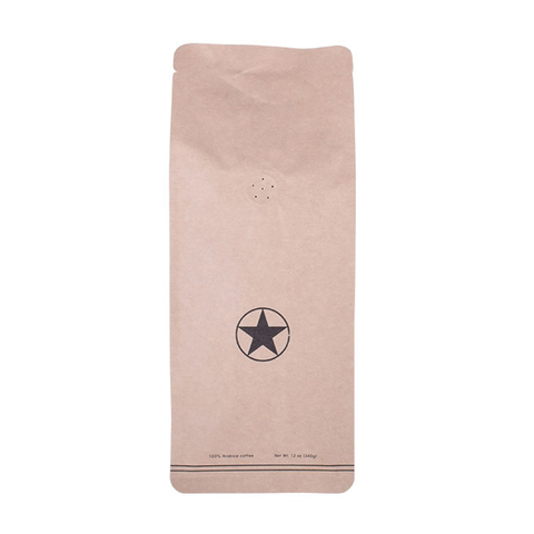 Custom Made Cheap Hot Sale Box Bottom Biodegradable Kraft Paper Bag