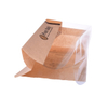FSC certificated custom logo paper bag with clear window to pack bread
