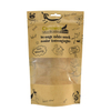Custom zipper stand up pouch printing with clear window for dog treat packing