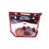 Imprinted logo on eco plastic recyclable fruit bag zipped with handle