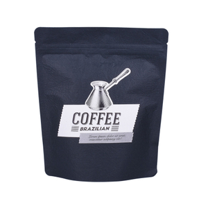 Custom Printed Stand Up Biodegradable Ziplock Coffee Packaging Bags Wholesale
