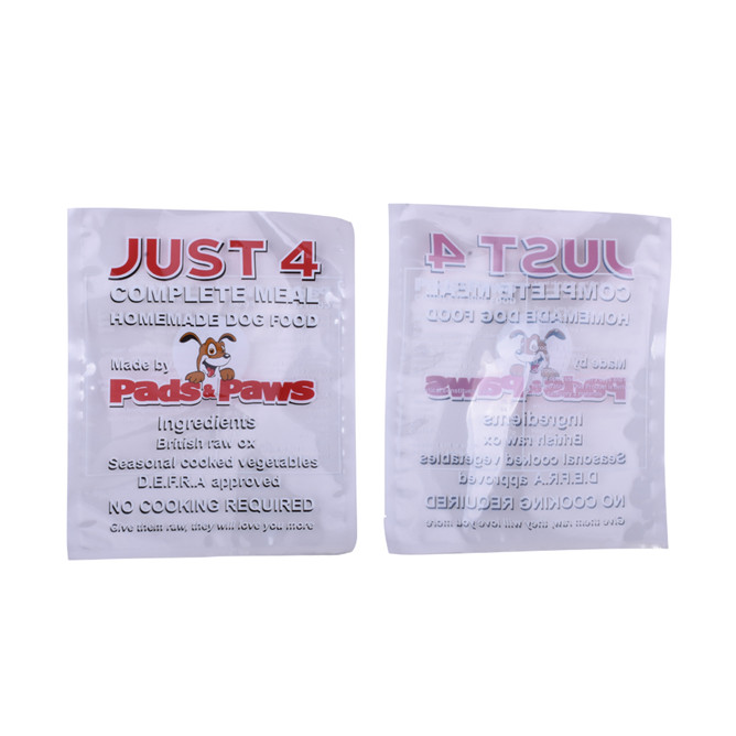 High quality 3 side seal heat seal compostable bag vacuumized