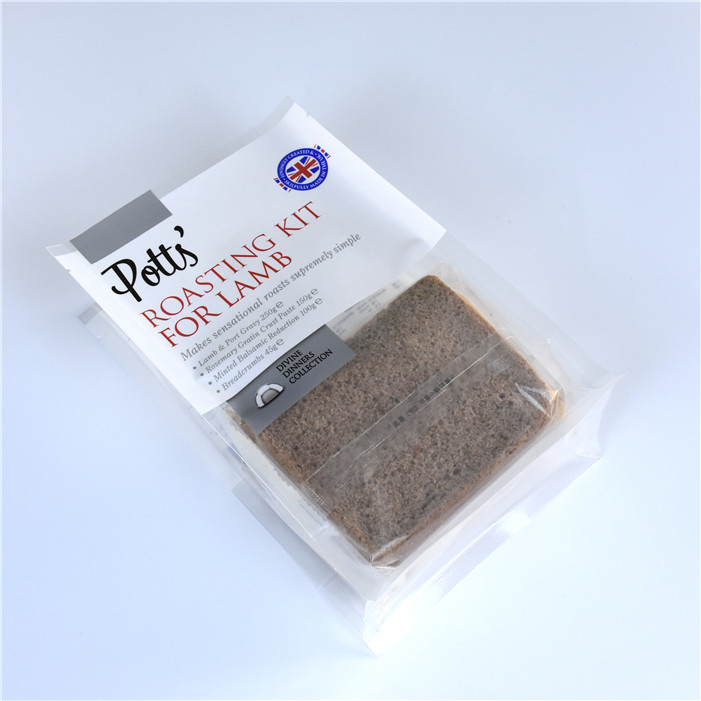 Flexible packaging printed heat seal clear cellophane bags bread bags