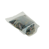 Standup full clear coffee bag zipper pouch with valve