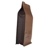 Laminate compostable eco friendly retail bags with ziplock for coffee packing