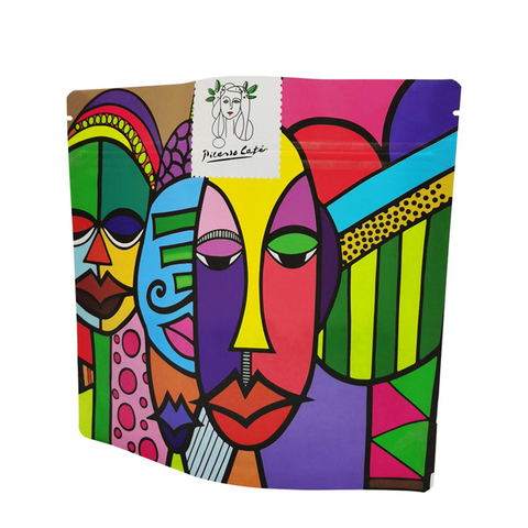 Custom Printed Excellent Quality Stand Up Flexible Packaging Paper Bag Zipper