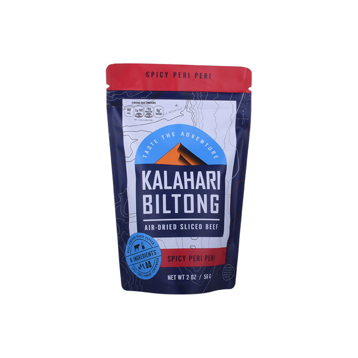 U Bottom stand up pouch digital printing plastic bags biltong bags printed