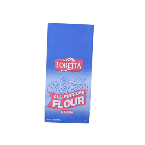 Zipper Recycled Flour Bags Paper Bag Packaging For Food