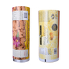 Recycling plastic roll film lamination materials with printing