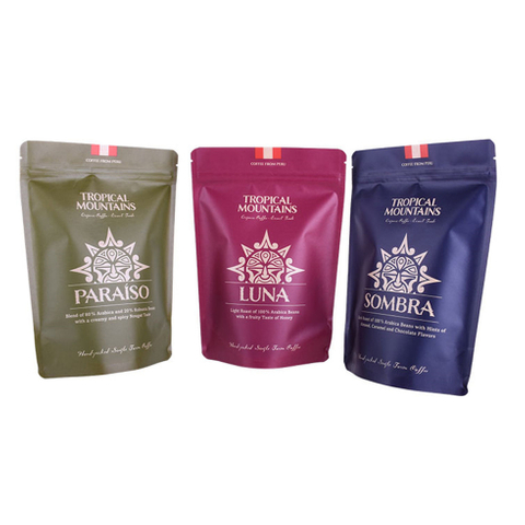 Customised Offset Printing Biodegradable Coffee Pouches