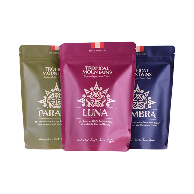 Custom Printed Plastic Mylar Coffee Brew Bags