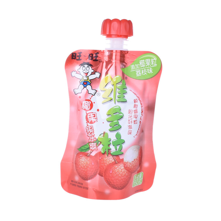 Recycle Spout Packaging Liquid Foundation Packaging Fruit Shaped Bag