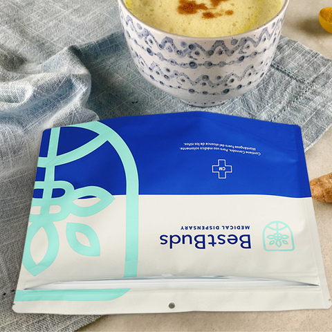 Customize Logo Printed Aluminum Foil Wholesale Weed Bags with Cr Zipper