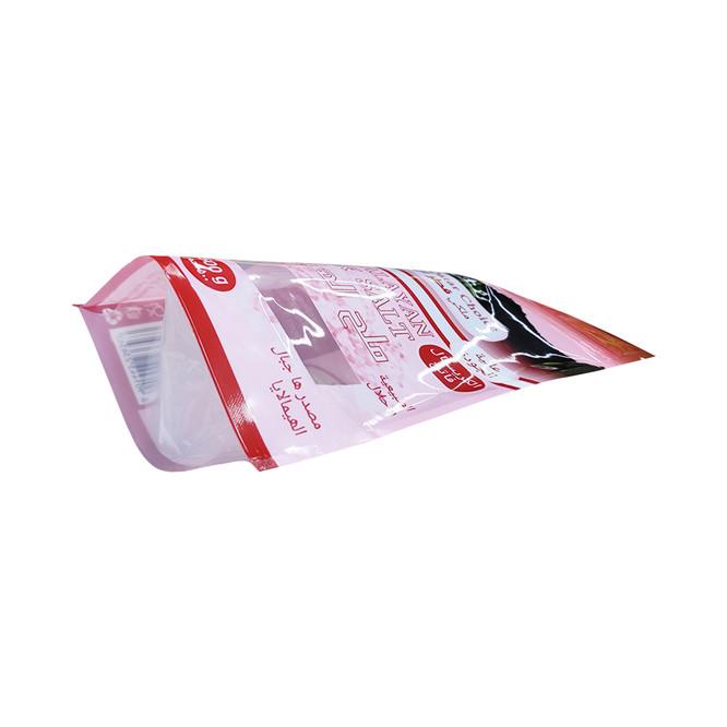Custom Printed Full Gloss Finish Plastic Flexible Packaging Ziplock Top Pouch Bags