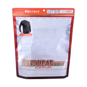 Biobased packaging PLA laminated flat bag with zipper
