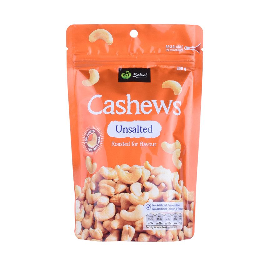 Food Grade Stand Up Aluminum Foil Food Bag