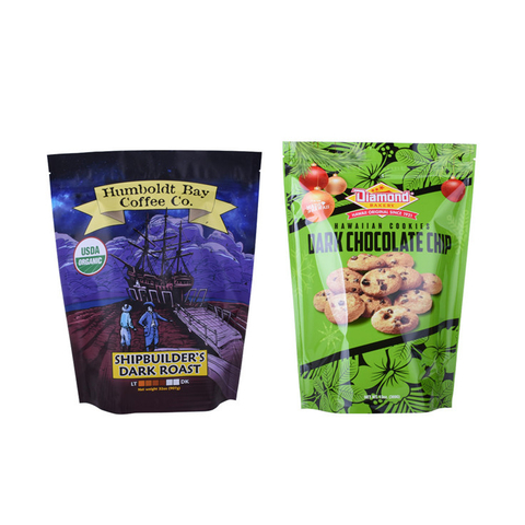 Colorful Printing Compostable Material Clear Food Packaging Bags