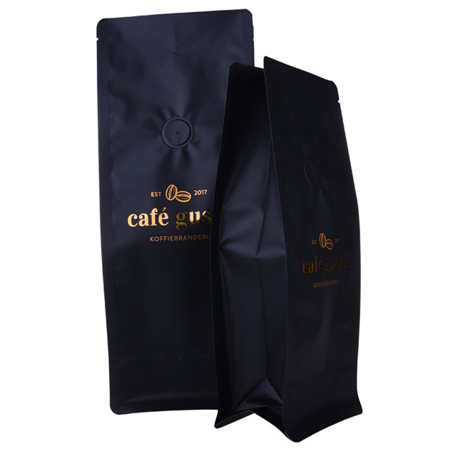12oz plastic roast coffee bags with valve Biodegradable
