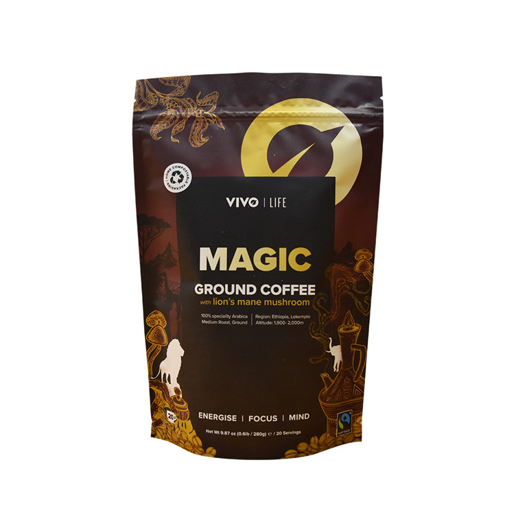 Moisture Proof Laminated Material Best Coffee Bag Design