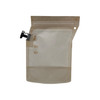Zipped coffee brewer bag with spout&cap laminated kraft bag