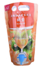 Plastic handle bags for Juice wine with tap 