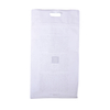Eco friendly green plastic pouch with handle heat sealed garment bag