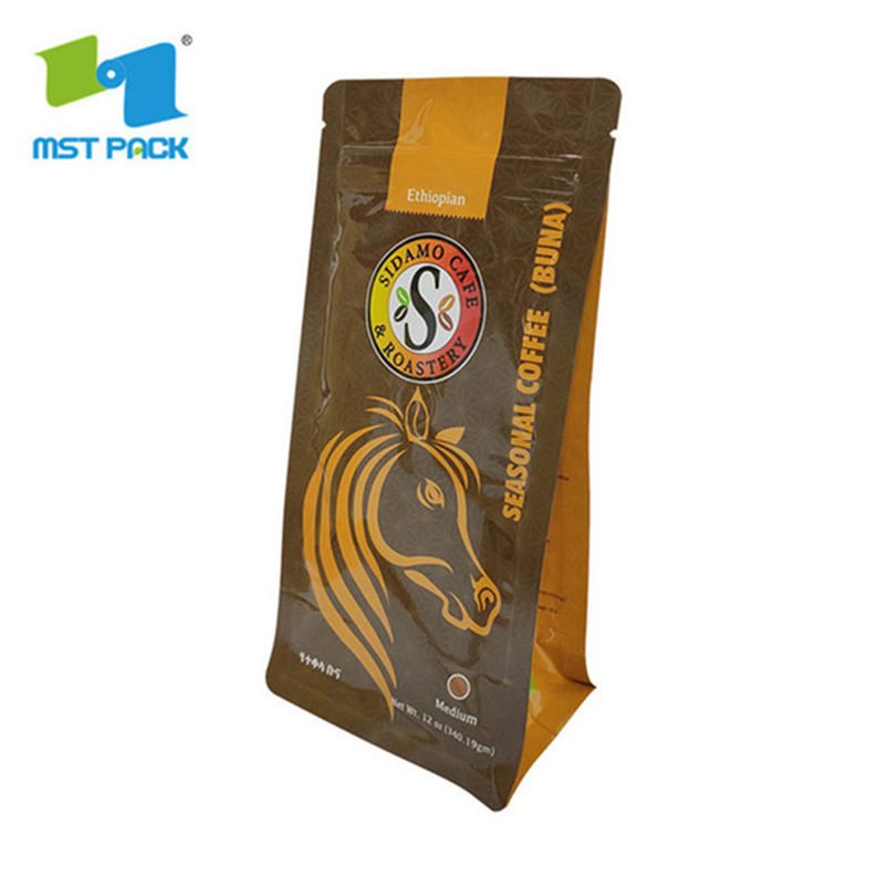 Eco Transparent Bag Of Ground Coffee