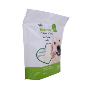 ECO friendly Resealable Dog Cat Treats Pet Food Packaging Bags