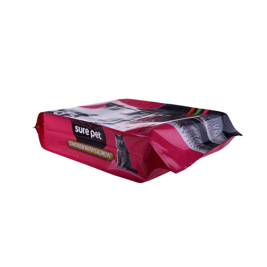 Customized Print Aluminum Foil Biodegradable Plastic Packaging Gusset Bags Wholesale Plastic Feed Bag