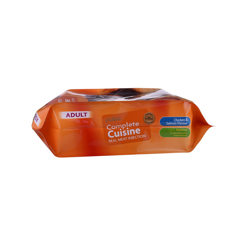 Laminated Aluminum Foil Plastic Biodegradable Vs Degradable Side Gusset Bags Empty Feed Bag for Sale