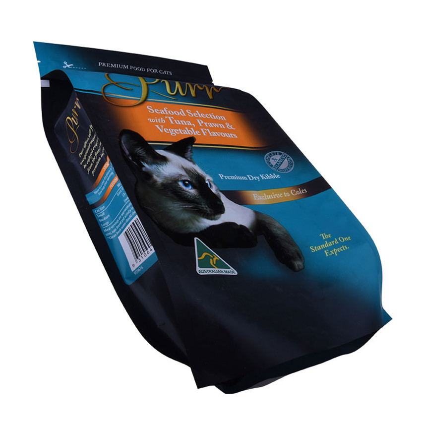 Flexible Packaging Recycle Biodegradable Bags Side Gusset Bag Dog Food Packaging Paper Bag