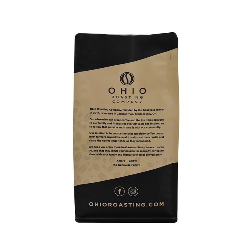 Personalized Logo Laminated Biodegradable Resealable Bags Bags Printing Resealable Coffee Bags