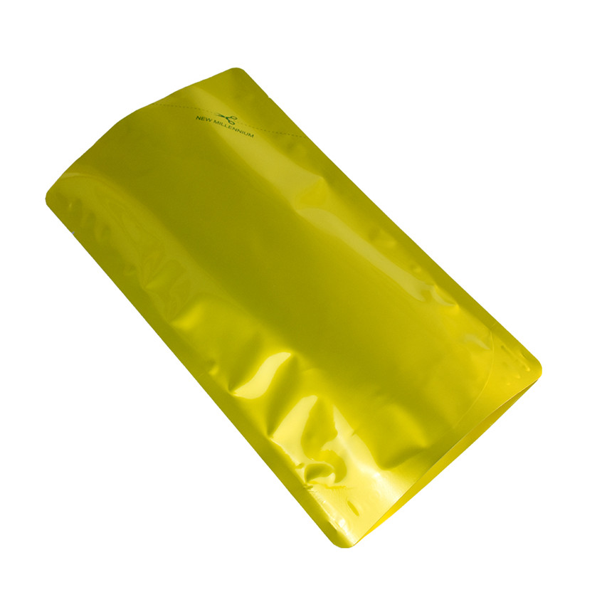 Factory Quad Seal Stand Up Pouch with Ziplock Sustainable Packaging Company Food Pouch Packaging