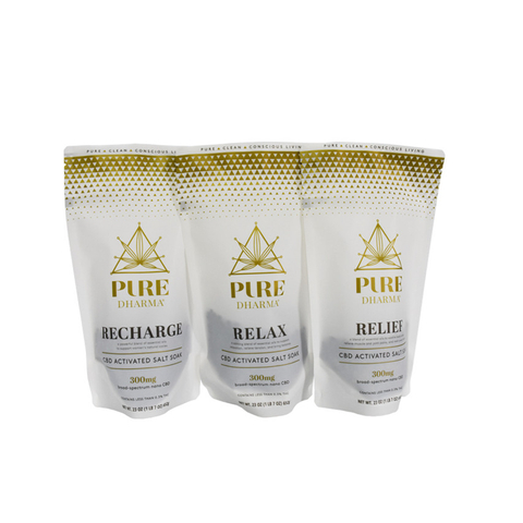 China Product Easy Tear Sustainable Produce Packaging Stand Up Resealable Bags Packing Bath Salt Bag