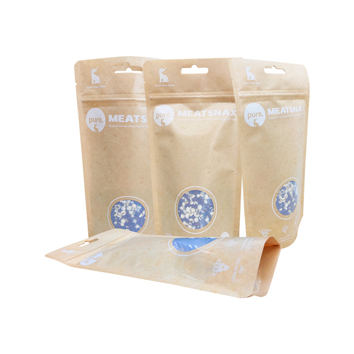 Inventory Foil Lined Compostable Polypropylene Zipper Recycle Cat Food Pouches Pet Treat Pouch Bag in Brisbane