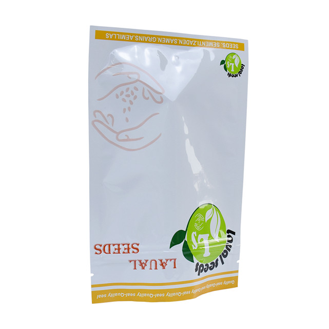 Customized Print Hot stamping mylar stand up pouches bird seed 20 lb bag seed packaging design