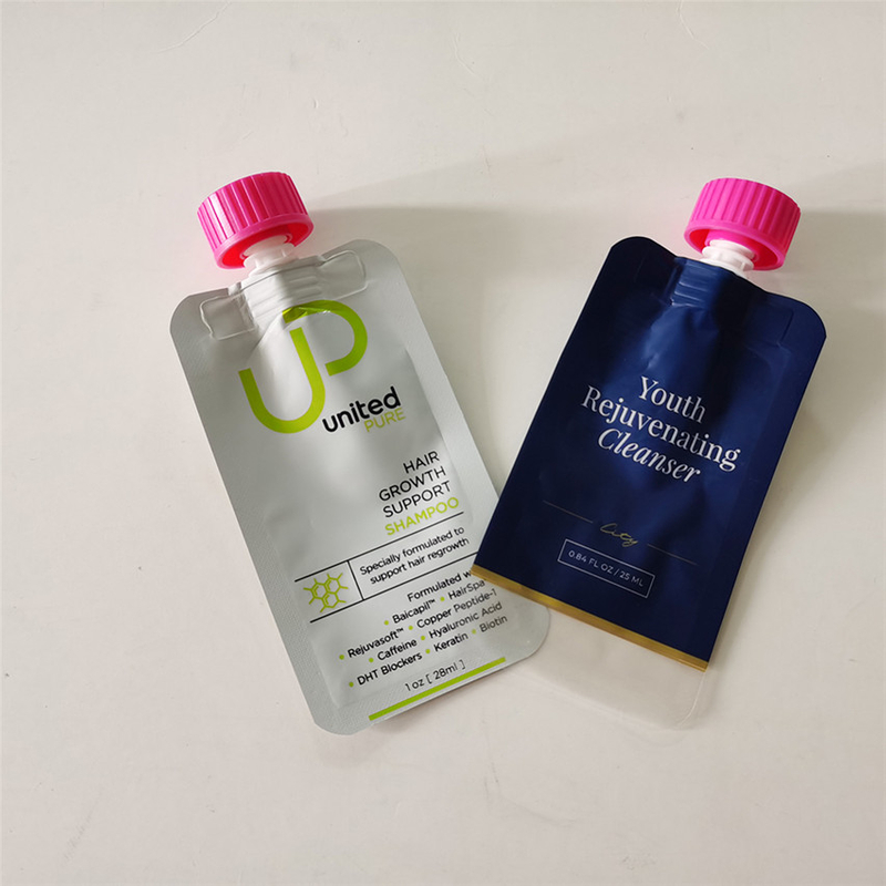 Best Price Full Gloss Finish Sugarcane Plastic packaging Reusable Fruit Juice Pouch in 100ml Pack