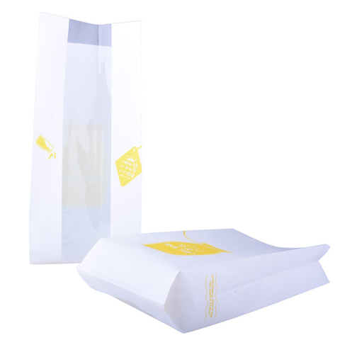 Factory Supply Barrier Kraft Packaging Sustainable Fashion Adalah Bread Packaging Paper Bag