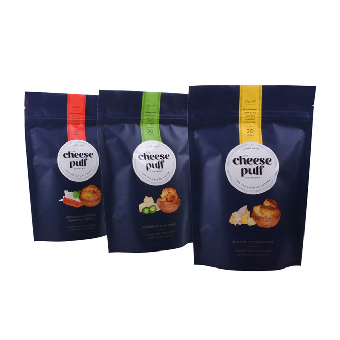 Resealable customized food grade stand up pouch Recycling with ziplock