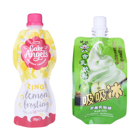 Renewable Customised China Supplier Stand Up Spout Pouch 500ml