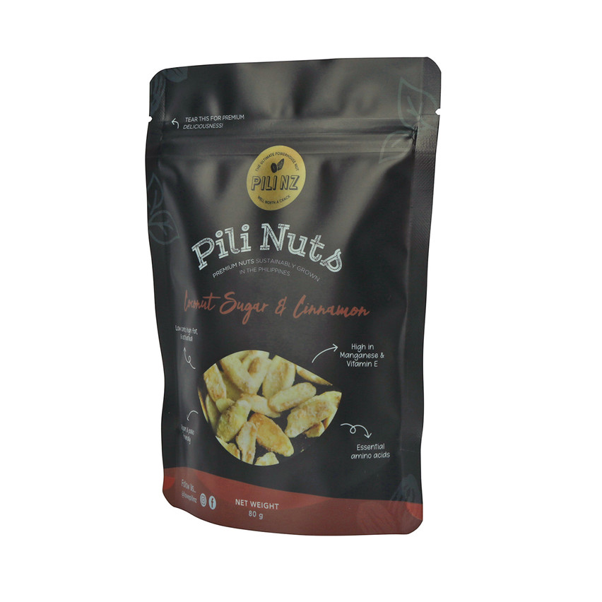 Creative Design PCR Plastic Recyclable Stand Up Nuts Bag Wholesale