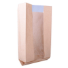 Biodegradable Customized Print Kraft Paper Baking Breads Packaging Bag Wholesale 