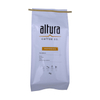 Side gusseted laminate high barrier coffee packing bag with one way valve
