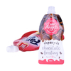 Fully Recyclable Laminated Material Bottle Shape Juice Spout Pouch