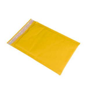 Compostabe paper sustainable postage bags bubble mailer bag with flap