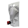 Custom Heat Sea Plastic Mylar Flexible Aluminum Foil Wine Packaging Bag with Tap