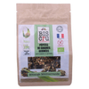 Custom seal box bottom biodegradable bag food packaging laminated